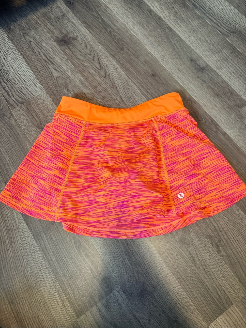 Xersion Neon Orange & Pink Athletic Skirt